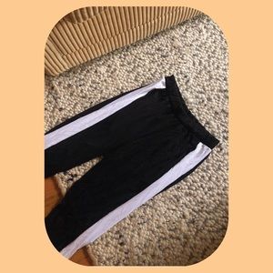 Side stripe track pant